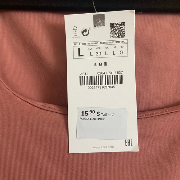 ⭐️ SOLD ⭐️ Zara square neck top - Picture 2 of 2